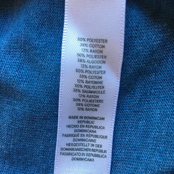 Alternative Blue Long Sleeve Tee Organic Cotton M - Picture 9 of 9